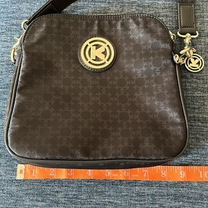 Kazan Black with Gold Detailing Crossbody Bag